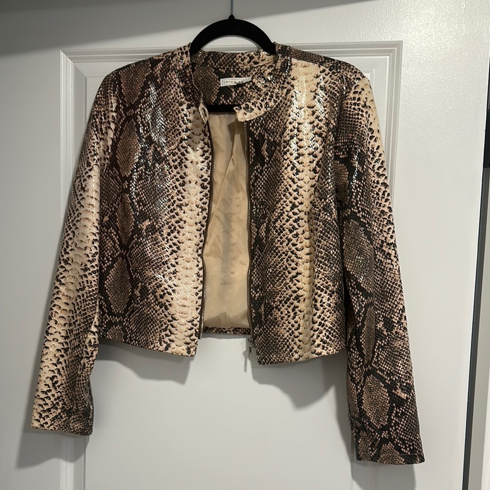 Women's Snake Print Jacket